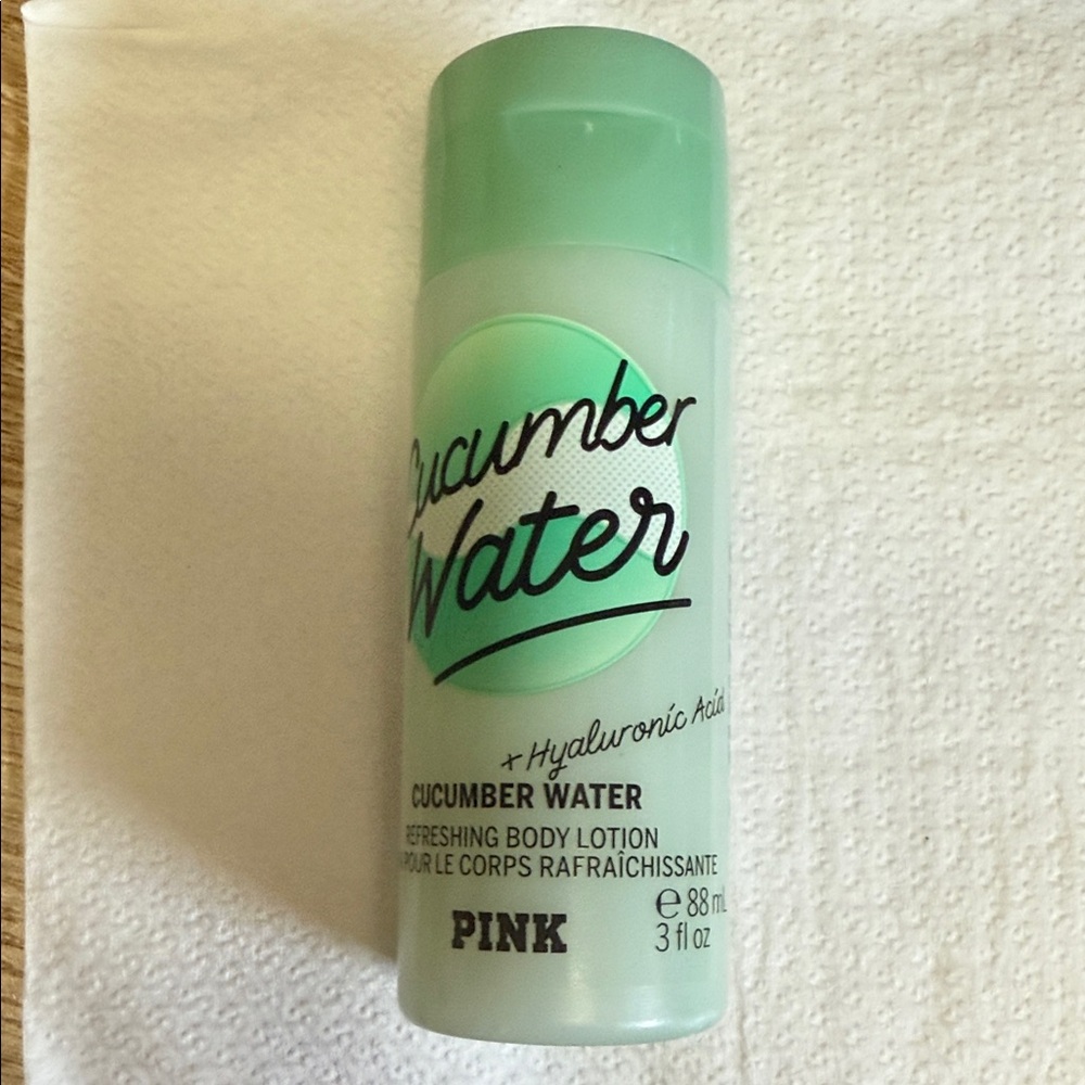 PINK Victoria's Secret Cucumber Water Body Lotion - Green